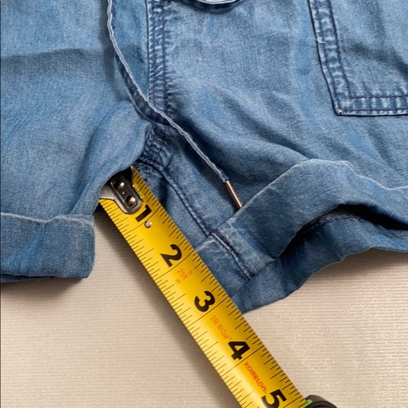Garage lightweight denim drawstring shortalls - Picture 13 of 13